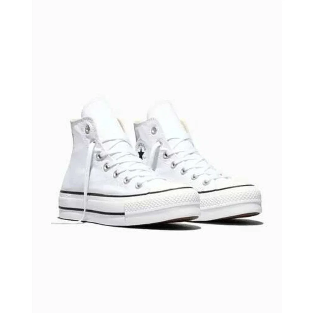 Converse Chuck Taylor All Star Lift Platform High Top White Sneaker 560846F 8.5W